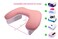 Generic LUCRUM U-Shaped Nail Arm Rest: Professional Nail Tech Manicure Ergonomic Arm Rest Butterfly Armrest Microfiber PU Leather Hand Rest Pillow Nail Arm Cushion (PINK)