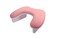 Generic LUCRUM U-Shaped Nail Arm Rest: Professional Nail Tech Manicure Ergonomic Arm Rest Butterfly Armrest Microfiber PU Leather Hand Rest Pillow Nail Arm Cushion (PINK)