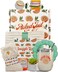 Sunny&amp;Wise Care Package For Women - Designed in USA - Self Care Gifts After Surgery, Get Well Soon, Orange Fruit Themed, Thinking of You, 12 Oz Good Vibes Tumbler