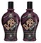 Set of 2: European Gold Flash Black 3000X Indoor Tanning Lotion with Time-Release DHA Bronzers, 12 oz