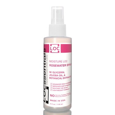 Rose Water for Locs &ndash; Rosewater and Glycerin Loc Moisturizer Spray with Jojoba Oil &amp; Organic Botanical Extracts, Premium Braid Spray, Daily Hair Mist &amp; Scalp Moisturizer
