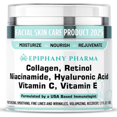 Max Concentrated Retinol &amp; Collagen Anti Aging Face Cream For Women &amp; Men - Get Smoother Tighter Skin with Hyaluronic Acid, Niacinamide, and Vitamins C &amp; E - 1.7 FL Oz/50 ML