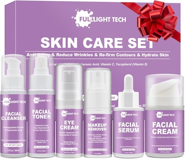 Skin Care Set,Gentle Skin Care Kit,Moisturize Hydrate Firm Skin,Facial Skin Care Routine Kit Women Teen Girls Skincare Gift Set,Wife Mom Women Gifts for Valentines,Christmas,Birthday Gifts Her