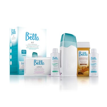 DEPIL BELLA Wax Kit for Hair Removal, All-in-One Wax Roller with Honey and Propolis, Suitable for All Body Parts, Long-lasting Results, Dermatologist Tested, Unisex, Sensitive Skin
