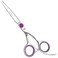 Washi Beauty Cotton Candy Professional Beauty Hair Cutting Shears (6.0" Shear, Purple)