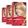 Revlon ColorSilk with Bond Repair Complex, Permanent Hair Color, 100% Gray Coverage, Ammonia Free Hair Dye, Vegan Keratin, 81 Light Blonde (Pack of 3)