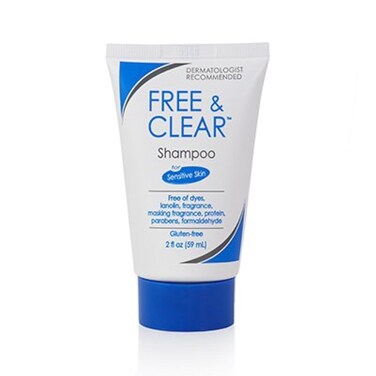 Free &amp; Clear Shampoo, 2 Ounce Travel Size (Pack of 3)