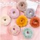 6 Pack Teddy Faux Fur Hair Scrunchies, Rabbit Fluffy Maomao Hair Bands for Women Girl kid's (8 PCS, Rabbit Faux Fur-E)