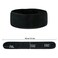 Facial Spa Headbands 4PCS, Makeup Shower Bath Wrap Sport Headband Terry Cloth Stretch Towel with Magic Tape (Black)