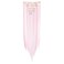 SWACC 7 Pcs Full Head Party Highlights Clip on in Hair Extensions Colored Hair Streak Synthetic Hairpieces (22-Inch Straight, Pink)