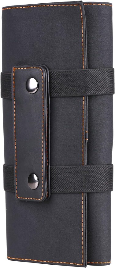 PERFEHAIR Hair Stylist Scissor Holder Pouch Cases for Hairdressers, Salon Tools Holster Bag, Soft Fabric Roll-Up Organiser