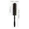 Round Hair Brush with Natural Boar and Nylon Bristles, Small Volumizing Hair Brush - 1.65 Inch Diameter Barrel (12 Rows)
