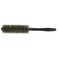 Round Hair Brush with Natural Boar and Nylon Bristles, Small Volumizing Hair Brush - 1.65 Inch Diameter Barrel (12 Rows)