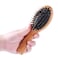 Boar Bristle Hair Brush for Men/Women - Mini Natural Beech Wood Professional Detangler Hairbrush for Pocket/Purse/Travel, Giftbox Included