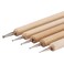 5pcs 2 Way Wooden Dotting Pen Marbleizing Tools False Drawing Gel Polish Painting Brushes Nail Art Dot Doting Tools