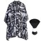 Hair Cutting Cape with Neck Duster Brush, Professional Salon Barber Cape, Hairdressing Accessories