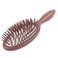 Wood Hair Brush - Wooden Spindle Handle Detangling Massage Brush Handmade with Natural Red Sandalwood