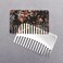 Wallet Comb + Mirror - Finely Crafted Stainless Steel Hair Comb