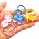50 Pcs (25 Pairs) Cartoon Elastic Hair Ties Little Girls' Small Ropes Toddlers' Ponytail Holder