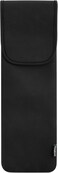 Heat Resistant Neoprene Curling Iron Cover Bag, Universal Curling Iron Cover Sleeve, Flat Iron Curling Wand Travel Case Pouch for Travel, Gym, or Home, 15 x 5 Inches (Black)