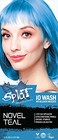 Splat   Novel Teal   10 Wash No Bleach   Temporary Hair Dye