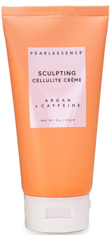 Pearlessence Sculpting Cellulite Cream, Argan &amp; Caffeine - Helps Soften, Firm &amp; Plump   Reduce Appearance of Dimples &amp; Cellulite   USA Made (5 ounces)