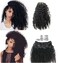 Brazilian Remy Virgin Hair Kinky Curly 3B 3C Natural Color African American Clip In Hair Extensions 120Gram 7Pcs/Set(16")