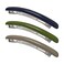 Skinny Hair Barrettes for Women Long Simple Acrylic French Hair Clips Elegant Classic Hairpins Steel Clip Clamp Girls Hair Accessories Navy Blue Dark Green Light Brown 3Pcs/set