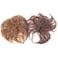 Wig Pieces for Top of Head, Curly Hair Topper Replacement Fluffy Hairpiece Seamless Clip in Top Wiglet for Women Thin Hair, Curly Topper Clip in Top Wiglet with 3 Clips, Dark Brown, 1pc