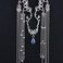 Kopida Rhinestone Tassel Head Chain Headwear Shinning Crystal Forehead Headband Wedding Bridal Hair Chain Headpiece for Women Girls Hair Jewelry Chinese Style Hair Accessories