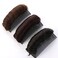 Kopida 2PCS Hair Bun - Invisible False Hair Clip, High Temperature Fiber, Hair Base Bump Styling Tool for Women Girls (Light Brown, Dark Brown)
