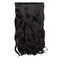 S-noilite US Longest 27"/29"/30" Hairpiece 3/4 Full Head One Piece 5 Clips Clip In Hair Extension Super Long Elegant Dress Ready For Christmas Ideal Gift (29"-Curly, natural black)
