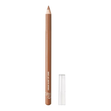 e.l.f. Cream Glide Lip Liner, Highly-Pigmented Pencil For Shaping &amp; Sculpting Lips, Semi-Matte Finish, Vegan &amp; Cruelty-Free, Baddest Beige