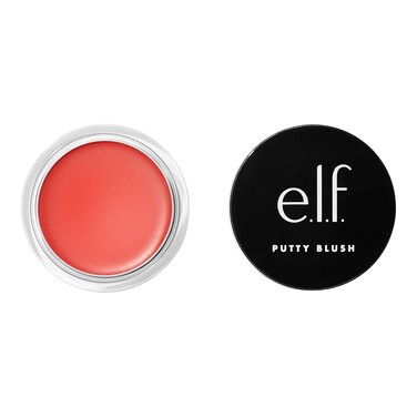 e.l.f. Putty Blush, Creamy &amp; High-Pigment Formula For A Natural Glow, Delivers A Semi-Matte &amp; Powder Finish, Vegan &amp; Cruelty-Free, Fiji