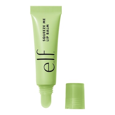 e.l.f. Squeeze Me Lip Balm, Moisturizing Lip Balm For A Sheer Tint Of Color, Infused With Hyaluronic Acid, Vegan &amp; Cruelty-free, Honeydew