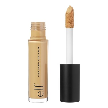 e.l.f. 16HR Camo Concealer, Full Coverage &amp; Highly Pigmented, Matte Finish, Deep Caramel, 0.203 Fl Oz (6mL)