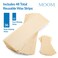 MOOM Waxing Hair Removal Strips for Men Polycotton, Specially Engineered for Maximum Hair Removal &ndash; Perfect for Back, Chest &amp; Body Hair Wax (48 Count) 1 Pack