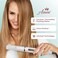 Asani 2-in-1 Flat Iron Hair Straightener and Curler - Negative Ion Technology, Anti-Frizz Ceramic Coating, 5 Heat Settings - Fast Heating Styling Tool for Versatile Looks - Portable