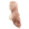 xiweiya Mixed Pastel Pink Lace Front Wigs Long Wavy Peach Pink Mermaid Synthetic Lace Front Wig Golden Pink 13 * 3 Lace Wigs Heat Resistant Fiber Wig 150% Density Hair For Women 24inch