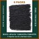 Passion Twist Crochet Hair 18inch 6packs Pre-Twisted Synthetic Long Curly 12 Roots Braiding Hair Extensions For Women (18 inch, 1B)
