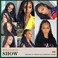 Passion Twist Crochet Hair 18inch 6packs Pre-Twisted Synthetic Long Curly 12 Roots Braiding Hair Extensions For Women (18 inch, 1B)
