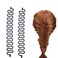 AnHua 2 Pcs Girl Women Easy Braider,Twist Plait Wave Hair Braiding Tool Holder Centipede Shape Hair Clip Hairstyle Tool Hair Accessories