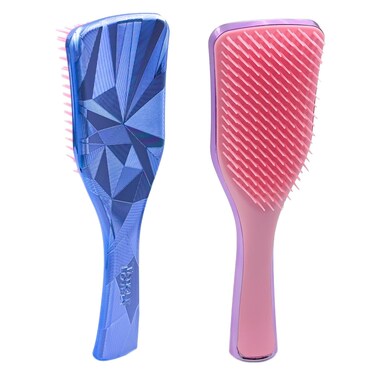 WYNK Detangler Brush for Adults &amp; Kids，Detangling Comb Hair Styling Tools &amp; Appliances for Natural/Wavy/Curly/Coily/Wet/Dry/Oil/Thick/Straight/Long Hair (2 Pack Blue &amp; Purple-EP)