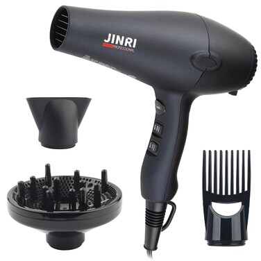 1875w Professional Tourmaline Hair Dryer,Negative Ionic Salon Hair Blow Dryer,DC Motor Light Weight Low Noise Hair Dryers with Diffuser &amp; Concentrator &amp; Comb