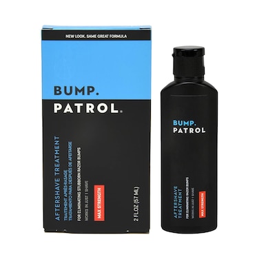Bump Patrol Maximum Strength Aftershave Formula - After Shave Solution Eliminates Razor Bumps and Ingrown Hairs - 2 Ounces