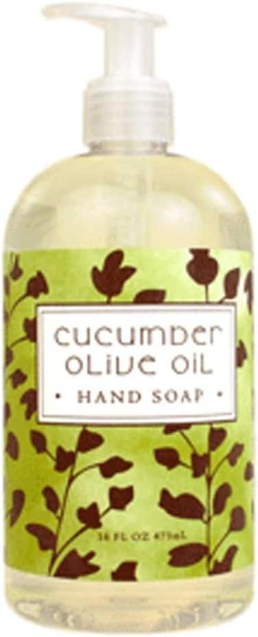 Greenwich Bay Trading Co. Hand Soap, 16 Ounce, Cucumber Olive Oil
