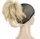 Lydell Adjustable Messy Style Ponytail Hair Extension Synthetic Hairpiece with Jaw Claw (26 Bright Golden Blonde)