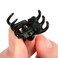 24 Pcs Mini Butterfly Hair Clips Small Clips Tiny Hair Claws Pins Clamps Plastic for Women (Black)