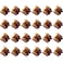 24 Pcs Mini Hair Claws Clips, Small Non Slip Plastic Jaw Clips for Girls and Women (Coffee)