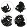 24 Pcs Mini Butterfly Hair Clips Small Hair Clips Tiny Hair Claws Pins Clamps Plastic for Women Girl's Hair